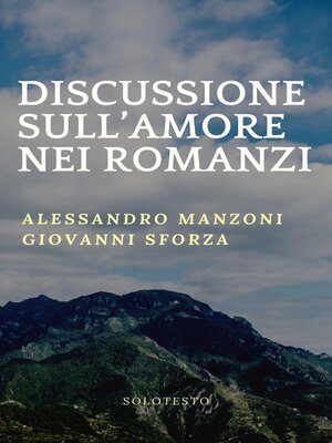 cover image of Discussione sull'amore nei romanzi